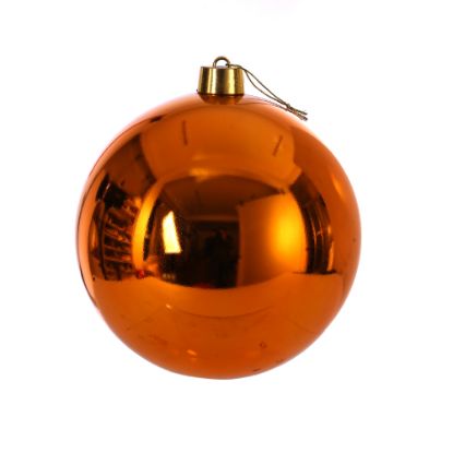 Picture of 30cm CHRISTMAS BAUBLE SHINY COPPER