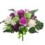 Picture of 38cm MIXED ROSE AND BERRY BUSH PURPLE/IVORY