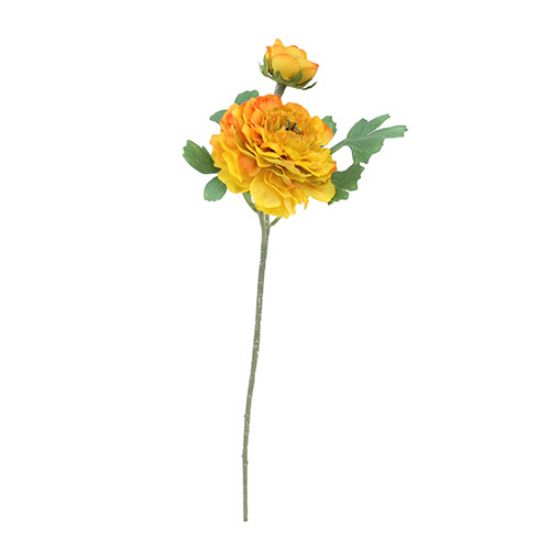 Picture of 45cm RANUNCULUS SPRAY YELLOW/ORANGE