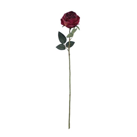 Picture of 67cm PREMIUM SINGLE LARGE GLOBE ROSE BURGUNDY