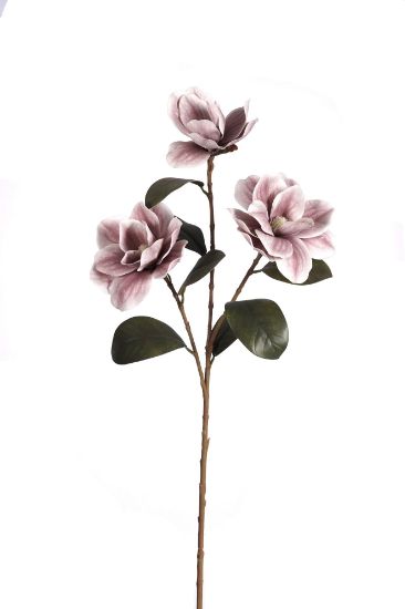 Picture of 80cm UV RESISTANT LARGE MAGNOLIA SPRAY PURPLE