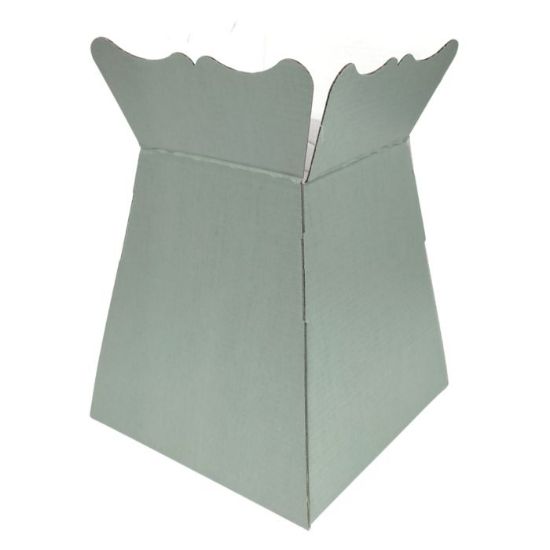 Picture of EURO VASE BOUQUET BOX SAGE GREEN X 30pcs