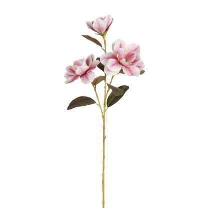 Picture of 80cm UV RESISTANT LARGE MAGNOLIA SPRAY PINK