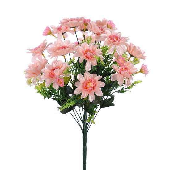 Picture of 50cm SPIKY DAHLIA BUSH (18 HEADS) LIGHT PINK