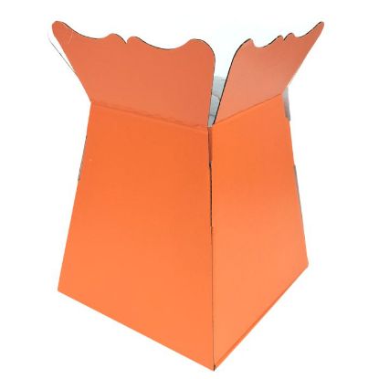 Picture of EURO VASE BOUQUET BOX ORANGE X 30pcs
