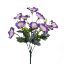 Picture of 30cm MORNING GLORY BUSH PURPLE/IVORY