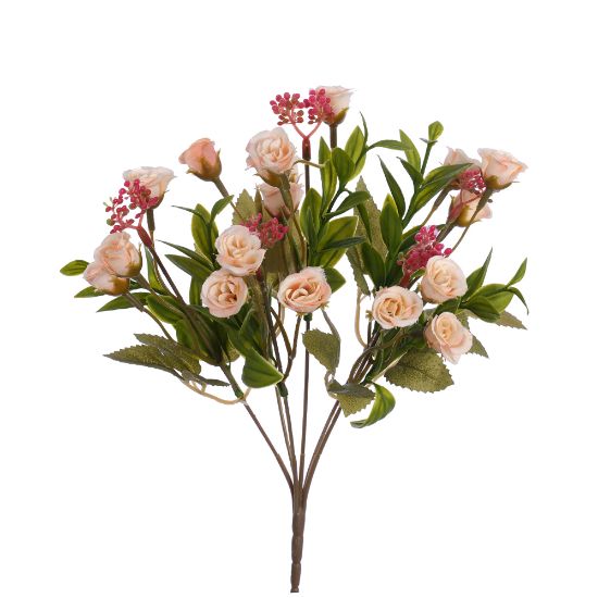 Picture of 30cm MINI ROSEBUD BUSH CHAMPAGNE