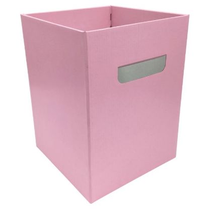 Picture of 24.5cm FLOWER BOX WITH HANDLES PINK X 10pcs