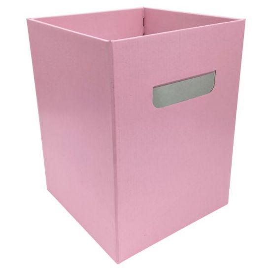 Picture of 24.5cm FLOWER BOX WITH HANDLES PINK X 10pcs