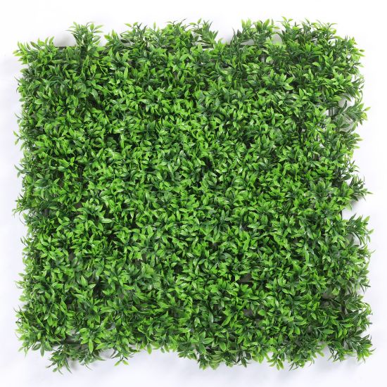Picture of 50cm X 50cm UV RESISTANT PLASTIC FOLIAGE WALL GREEN