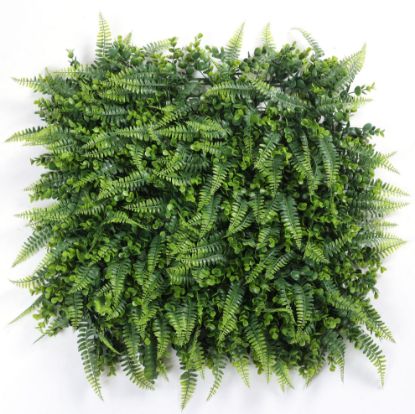 Picture of 50cm X 50cm UV RESISTANT PLASTIC FOLIAGE WALL GREEN