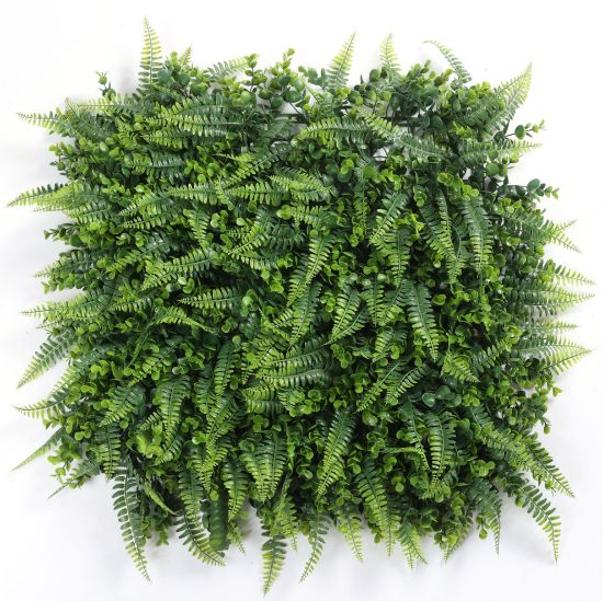 Picture of 50cm X 50cm UV RESISTANT PLASTIC FOLIAGE WALL GREEN