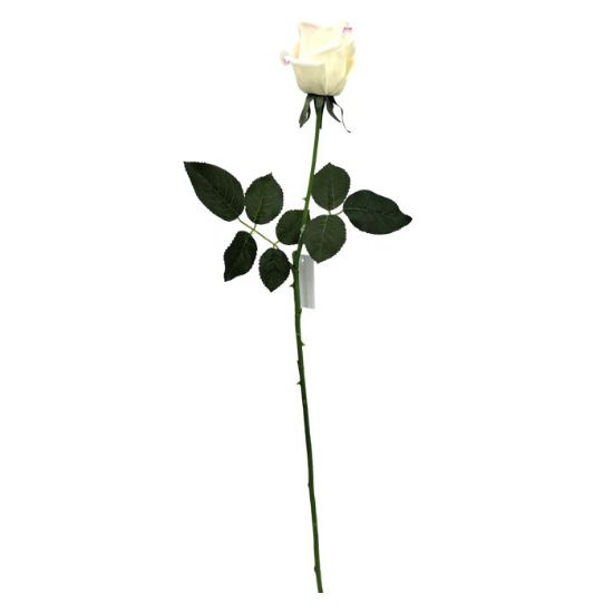Picture of 65cm REAL TOUCH LARGE ROSEBUD CREAM/PINK