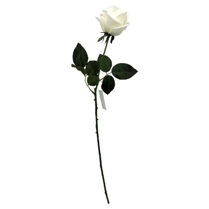Picture of 65cm REAL TOUCH LARGE ROSEBUD IVORY