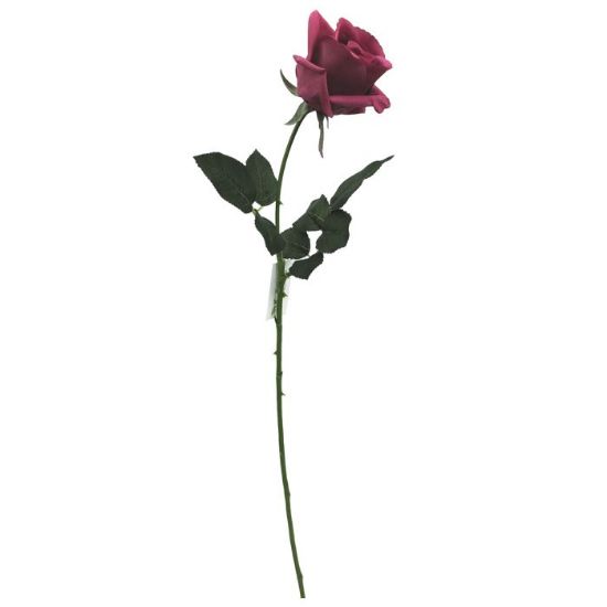 Picture of 65cm REAL TOUCH LARGE ROSEBUD MAUVE