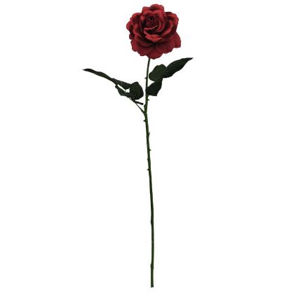 Picture of 63cm REAL TOUCH TEA ROSE RED