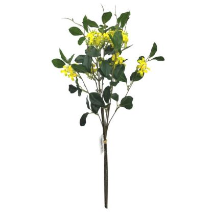 Picture of 65cm BLOSSOM BUNDLE (3 STEMS) YELLOW