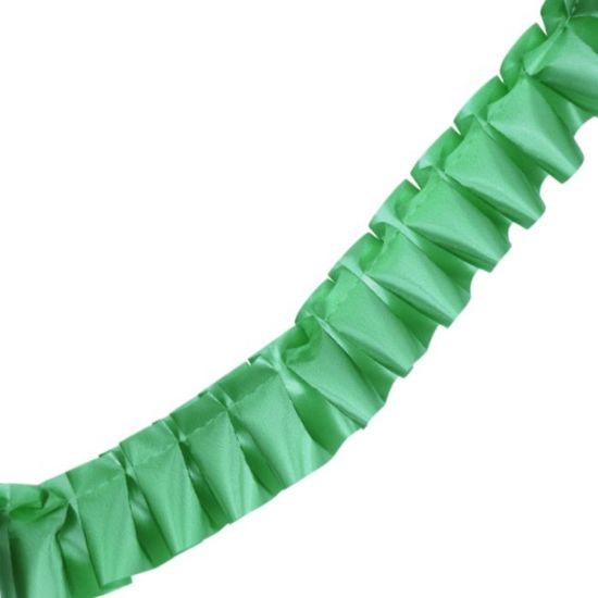 Picture of 50mm PRE PLEATED RIBBON X 32 METRES EMERALD GREEN