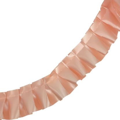 Picture of 50mm PRE PLEATED RIBBON X 32 METRES PEACH