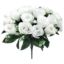 Picture of 41cm ROSEBUD BUSH (24 HEADS) WITH GYP WHITE