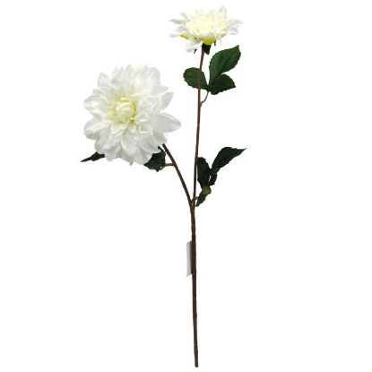 Picture of 60cm REAL TOUCH DAHLIA SPRAY IVORY