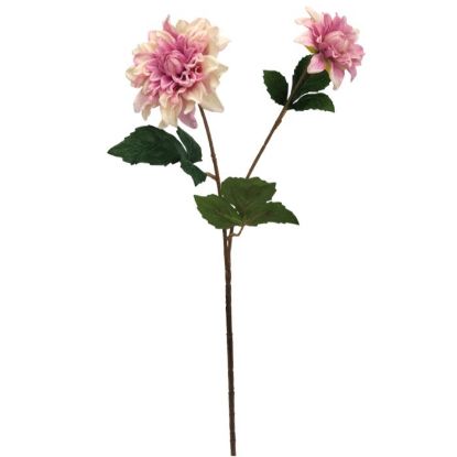 Picture of 60cm REAL TOUCH DAHLIA SPRAY PINK/LILAC