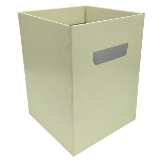 Picture of 24.5cm FLOWER BOX WITH HANDLES IVORY X 10pcs