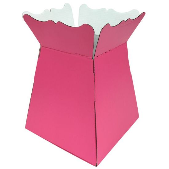 Picture of EURO VASE BOUQUET BOX FUCHSIA X 30pcs