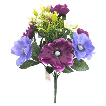 Picture of 30cm ANEMONE BUSH LILAC/PURPLE