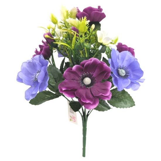 Picture of 30cm ANEMONE BUSH LILAC/PURPLE