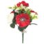 Picture of 30cm ANEMONE BUSH RED/WHITE
