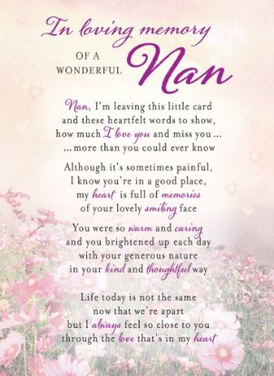 Picture of PLASTIC COATED MEMORIAL CARD X 6pcs - NAN