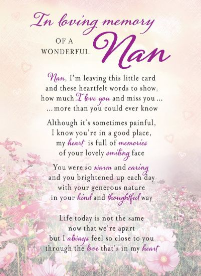 Picture of PLASTIC COATED MEMORIAL CARD X 6pcs - NAN