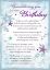 Picture of PLASTIC COATED MEMORIAL CARD X 6pcs - REMEMBERING YOU ON YOUR BIRTHDAY