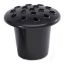 Picture of PLASTIC GRAVE VASE AND LID BLACK X 5pcs