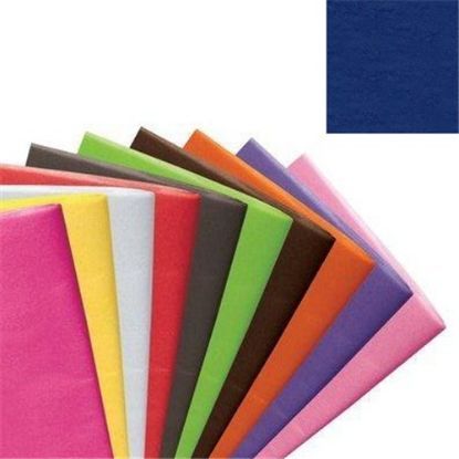 Picture of TISSUE PAPER 500 X 750mm (17gsm) X 240 SHEETS NAVY BLUE