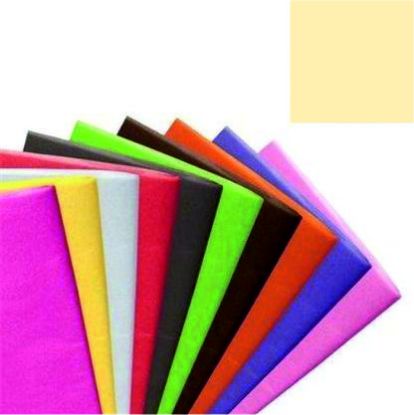 Picture of TISSUE PAPER 500 X 750mm (17gsm) X 240 SHEETS IVORY