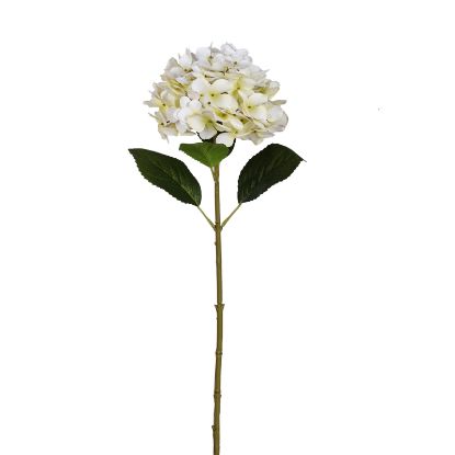 Picture of 63cm UV RESISTANT SINGLE LARGE HYDRANGEA IVORY