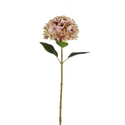 Picture of 63cm UV RESISTANT SINGLE LARGE HYDRANGEA PINK/GREEN