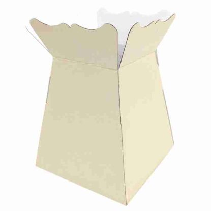 Picture of EURO VASE BOUQUET BOX IVORY X 30pcs