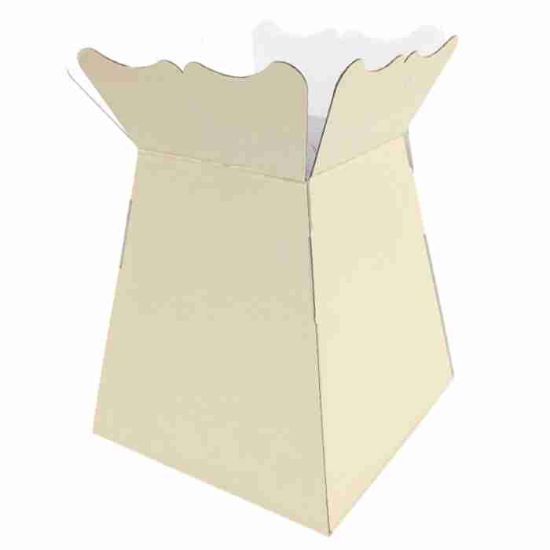 Picture of EURO VASE BOUQUET BOX IVORY X 30pcs