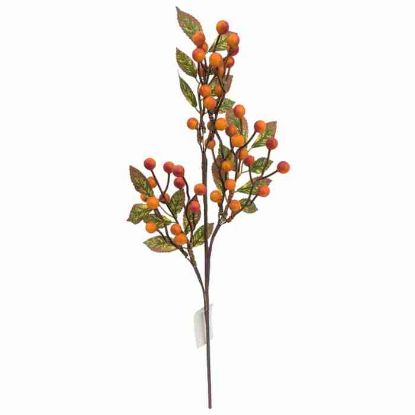 Picture of 51cm AUTUMN BERRY SPRAY ORANGE