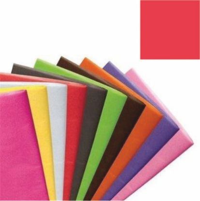 Picture of TISSUE PAPER 500 X 750mm (17gsm) X 240 SHEETS CORAL