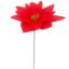 Picture of 13cm SINGLE VELVET TOUCH POINSETTIA ON 19cm STEM RED X 144pcs