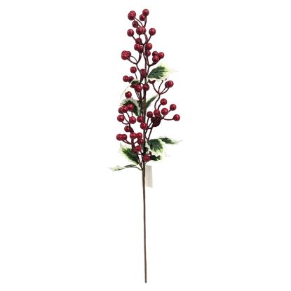 Picture of 66cm HOLLY SPRAY WITH BERRIES VARIEGATED