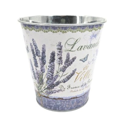 Picture of 14cm METAL POT - LAVENDER