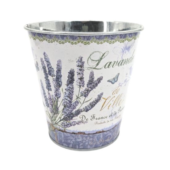 Picture of 14cm METAL POT - LAVENDER