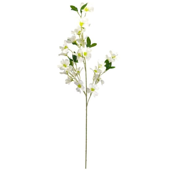 Picture of 105cm LARGE DOGWOOD SPRAY IVORY