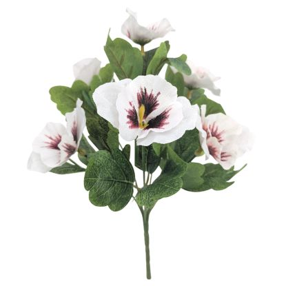 Picture of 32cm PANSY BUSH WHITE