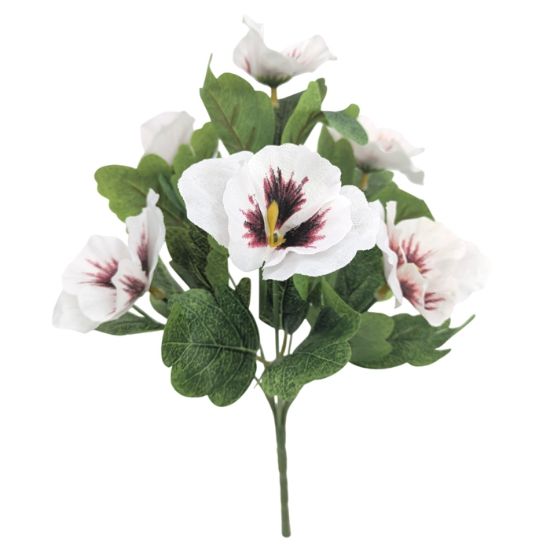 Picture of 32cm PANSY BUSH WHITE